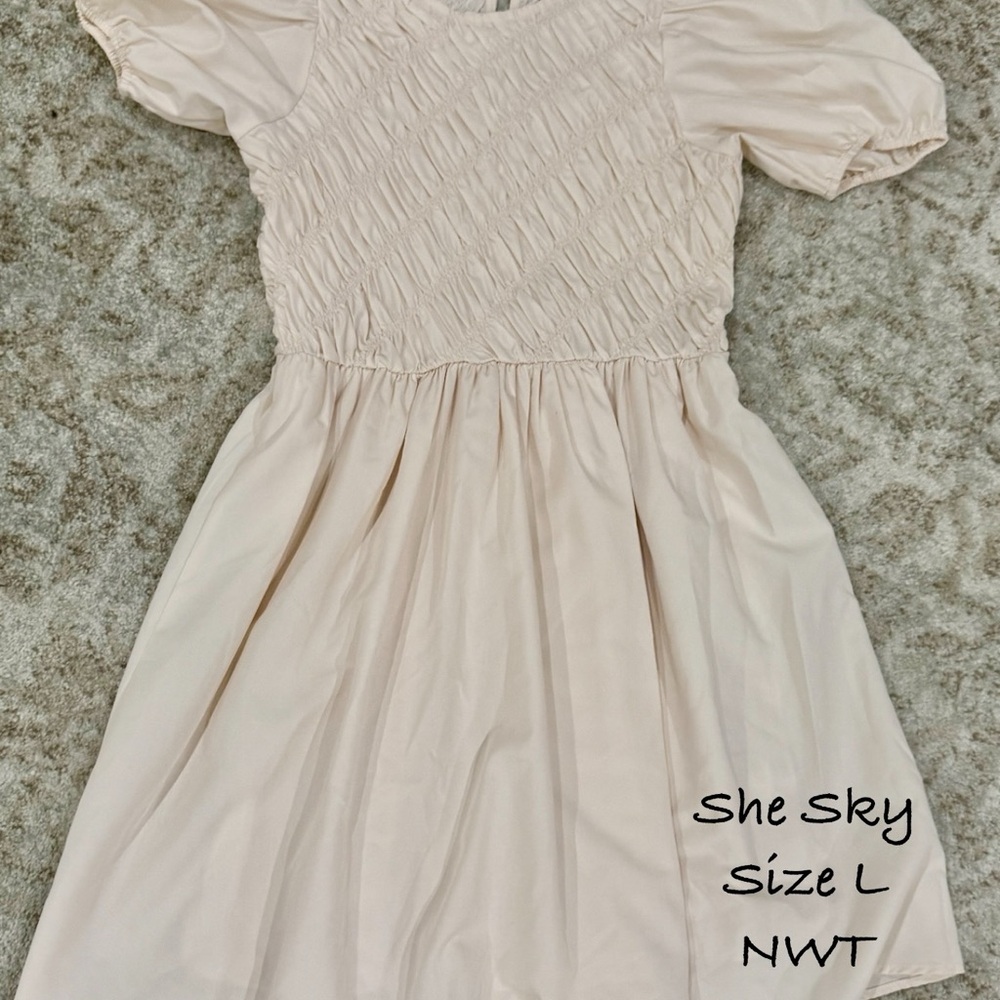 Cream Dress NWT